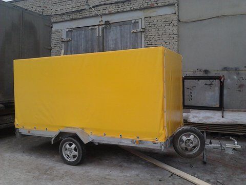 Тент на легковий причіп з тканини ПВХ - Sedo Іспанія 1230714712 фото