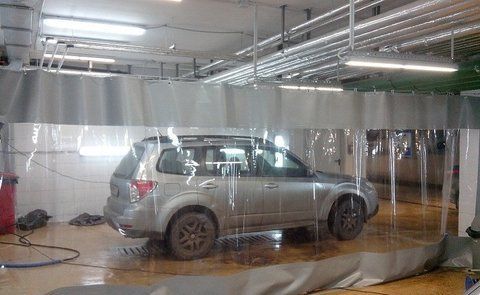 Штори ПВХ для автомийки. Штори на автомобільну мийку 1398245439 фото