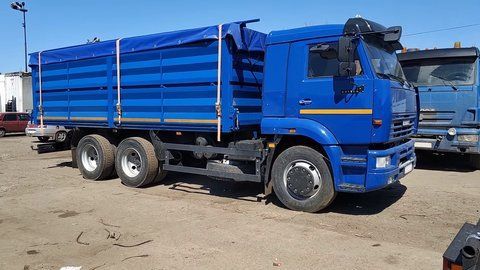 ПВХ тент на Камаз зерновоз і причіп під замовлення з тканини ПВХ - Іспанія 1079120354 фото