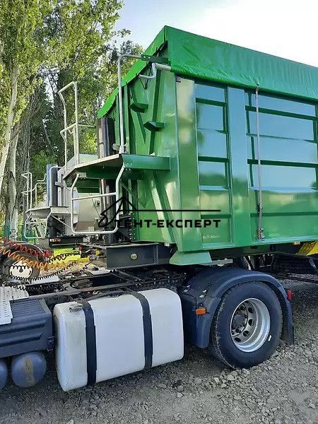 Тент ПВХ на зерновоз з тентової фурнітурою 1801385918 фото